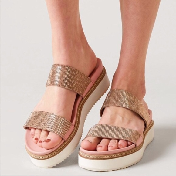 Free People Shoes - used Free People Harper Gem Slide Platform Sandal